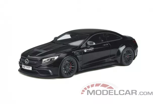 GT Spirit Mercedes S63 AMG Coupe PRIOR Design PD75SC C217 2017 Obsidian Black 1:18 GT297