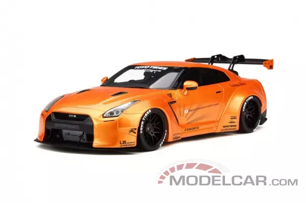 GT Spirit Nissan GT-R R35 Liberty Walk orange 1:18 GT742