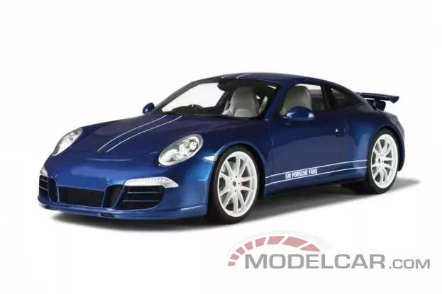GT Spirit Porsche 911 991 Carrera 4S 5M blue 1:18 GT032
