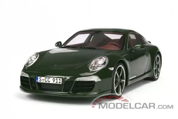 GT Spirit Porsche 911 991 Club Coupe Green 1:18 GT007CS