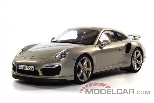 GT Spirit Porsche 911 991 Turbo Silver 1:18 GT024