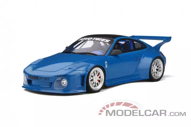GT Spirit Porsche 911 997 Old and New Body Kit blue 1:18 GT222