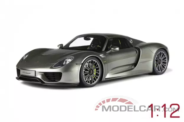 GT Spirit Porsche 918 Spyder Grey 1:18 GT036