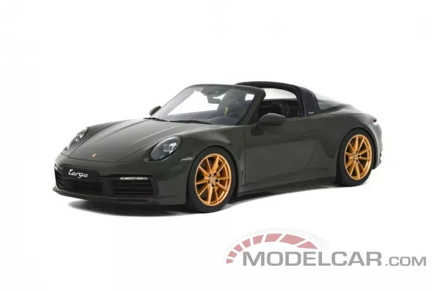 GT Spirit Porsche 991 992 Targa 4S 2020 Olive Green 1:18 GT438