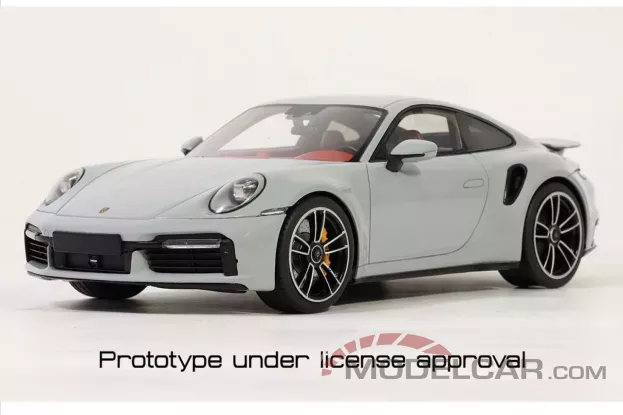 GT Spirit Porsche 991 992 Turbo S coupe 2020 Crayon Grey 1:18 GT431