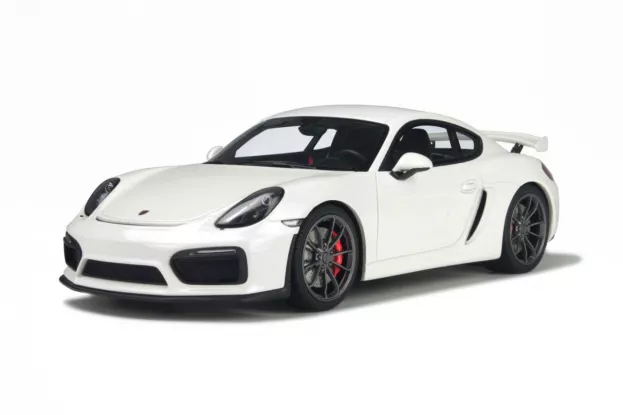 GT Spirit Porsche Cayman GT4 981 white 1:18 GT111