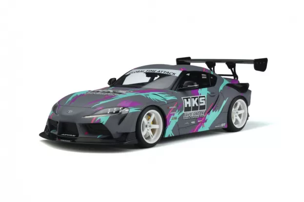 GT Spirit Toyota Supra GR J29 DB HKS 2019 grey 1:18 GT407