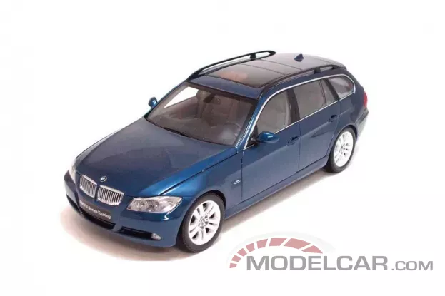 Kyosho BMW 3 Series Touring E91 Blue 1:18 08733BL