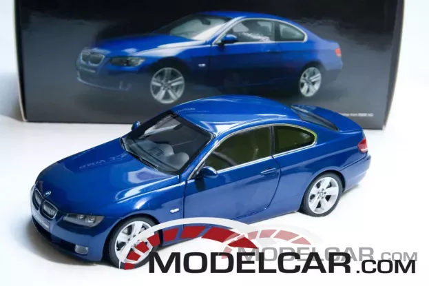 Kyosho BMW 330i coupe e92 blue 1:18 08735BL