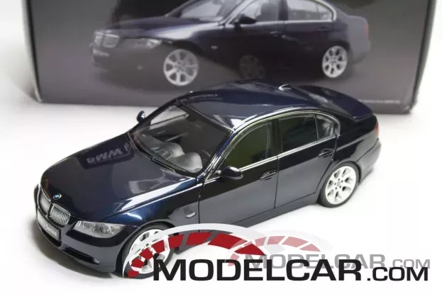 Kyosho BMW 330i sedan e90 Navy Blue 1:18 08731NB
