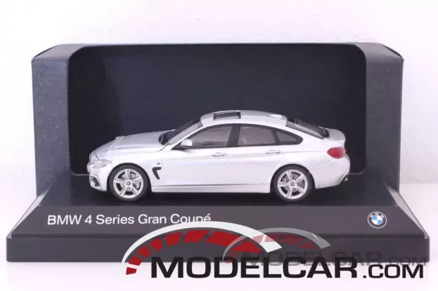 Kyosho BMW 4 series Gran Coupe f36 silver dealer edition 1:43 80422348791
