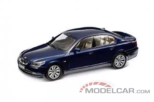Kyosho BMW 5-Series Lci E60 2007 Deep Blue Metallic dealer edition 1:18 80430417410