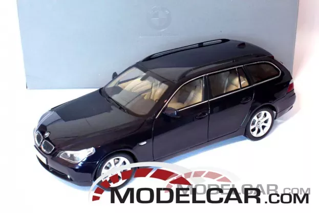 Kyosho BMW 545i touring e61 Orient Blue dealer edition 1:18 80430308411