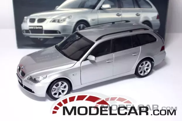 Kyosho BMW 545i touring e61 silver 1:18 08592S