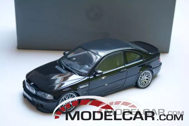 Kyosho BMW M3 CSL e46 Black Sapphire Metallic dealer edition 1:18 80430302736