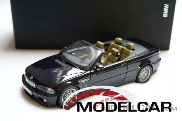Kyosho BMW M3 convertible e46 Carbon Black dealer edition 1:18 80430024431