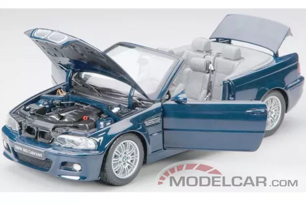 Kyosho BMW M3 convertible e46 dark blue 1:18 08505BL