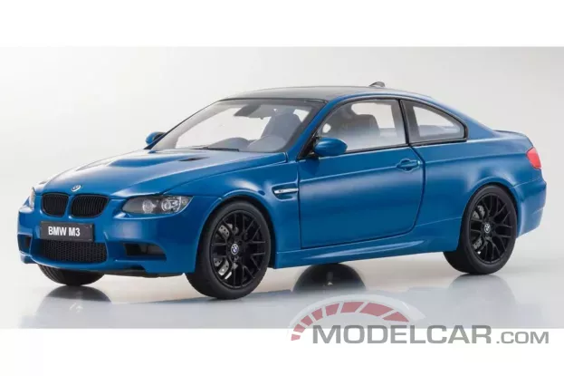 Kyosho BMW M3 coupe e92 Laguna Seca Blue 1:18 08734LBL