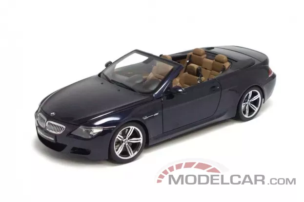 Kyosho BMW M6 Convertible e64 Blue 1:18 08704BL