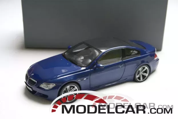 Kyosho BMW M6 Coupe e63 Interlagos Blue dealer edition 1:18 80430413351