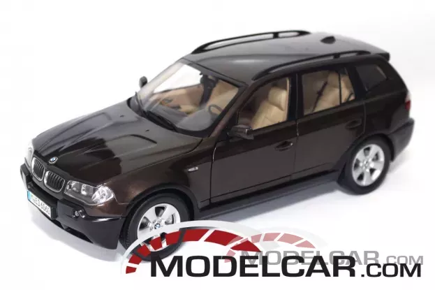 Kyosho BMW X3 e83 mocca brown dealer edition 1:18 80430300736
