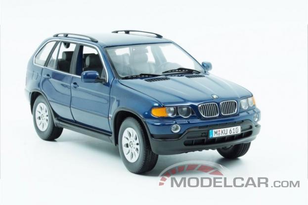 Kyosho BMW X5 3.0 D 2001 e53 blue dealer edition 80439411688