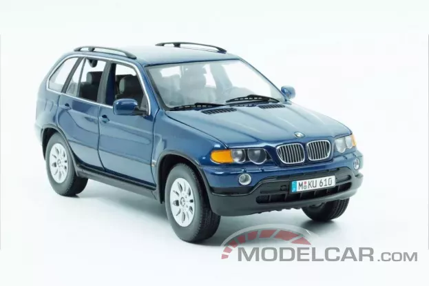 Kyosho BMW X5 3.0 D 2001 e53 blue dealer edition 1:18 80439411688