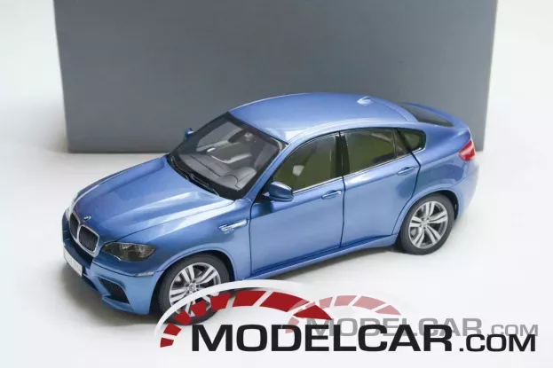 Kyosho BMW X6 M e71 Monte Carlo Blue metallic dealer edition 1:18 80432157614