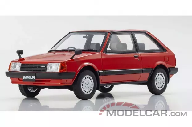 Kyosho Mazda Familia 1980 Red 1:18 ksr18049r