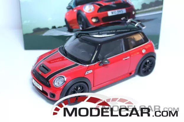Kyosho Mini Cooper S John Cooper Works R56 Chili Red dealer edition 1:18 80430419909