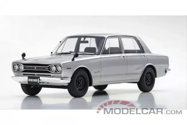 Kyosho Nissan Skyline 2000 GT-R Silver 1:18 KSR18050S