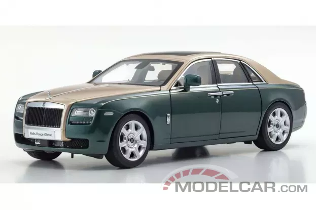 Kyosho Rolls-Royce Ghost Brooklands Green Gold 1:18 08802GRG