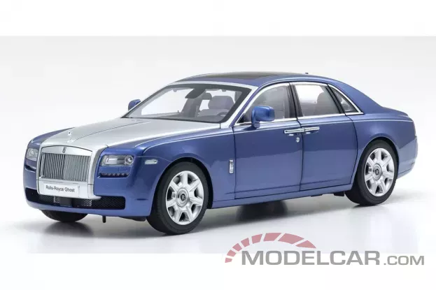 Kyosho Rolls-Royce Ghost Metropolitan Blue Silver 1:18 08802MBS