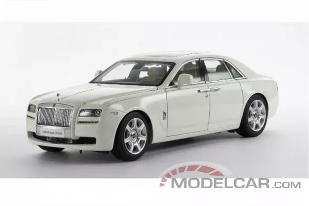 Kyosho Rolls-Royce Ghost SWB English White II Moccasin Interior 1:18 08801EW