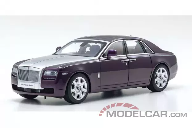 Kyosho Rolls-Royce Ghost Twilight Purple Silver 1:18 08802TPS