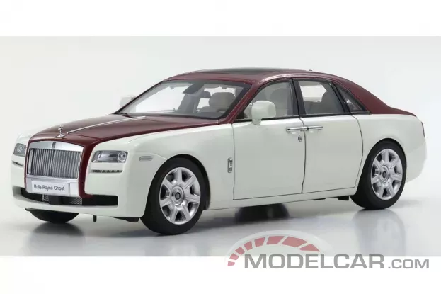 Kyosho Rolls-Royce Ghost White Red 1:18 08802EWR