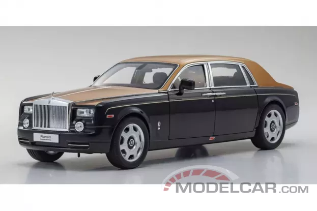 Kyosho Rolls-Royce Phantom EWB Diamond Black Gold 1:18 08841BKG