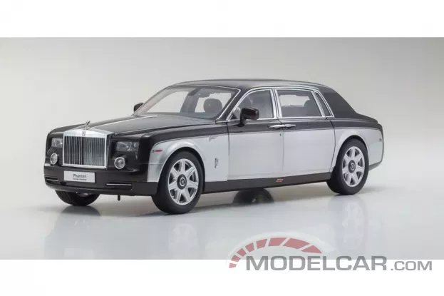 Kyosho Rolls-Royce Phantom Extended Wheel Base Dark Red Silver 1:18 08841DRB