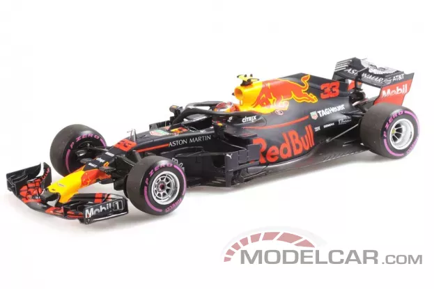 Minichamps Aston Martin Red Bull Racing Tag-Heuer RB14 Max Verstappen Winner Mexico Gp 2018 1:18 110181933