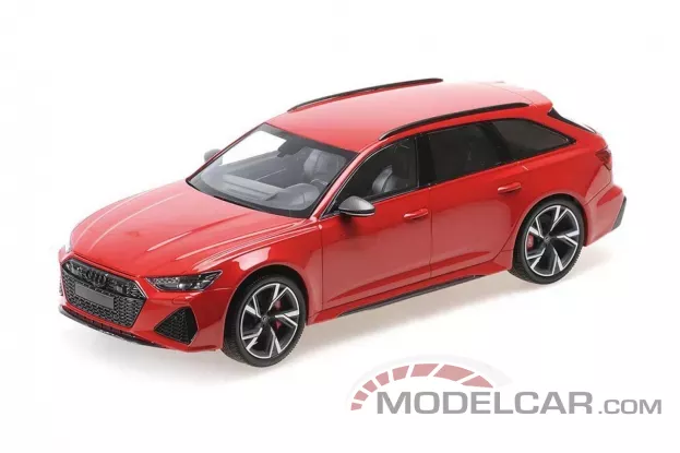 Minichamps Audi RS6 Avant C8 2019 Red Metallic 1:18 155018010