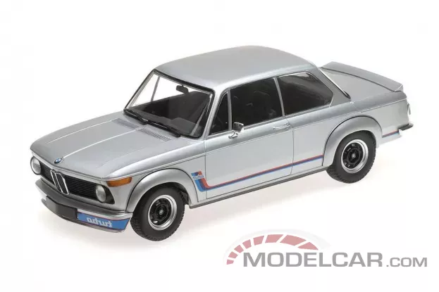 Minichamps BMW 2002 Turbo 1973 Silver 1:18 155026201