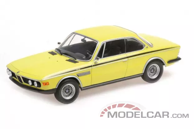 Minichamps BMW 3.0 CSL e9 1971 Yellow 1:18 155028130