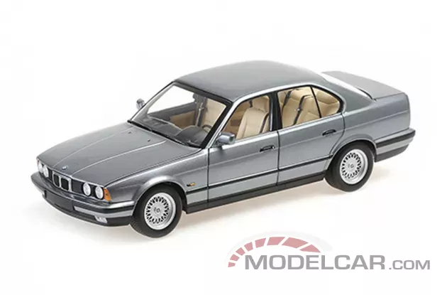 Minichamps BMW 535I E34 1988 grey metallic 1:18 100024008