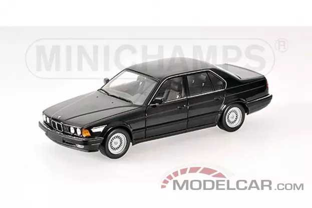 Minichamps BMW 730I E32 1986 black metallic 1:18 100023002