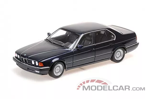 Minichamps BMW 730I E32 1986 blue metallic 1:18 100023006