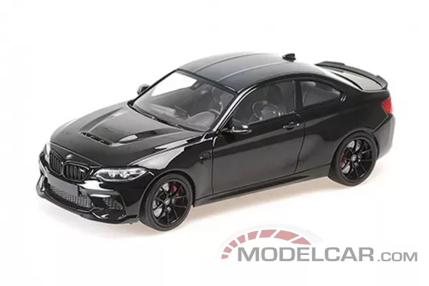 Minichamps BMW M2 CS 2020 black metallic with black wheels 1:18 155021026