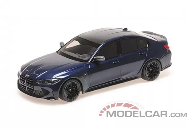 Minichamps BMW M3 sedan G80 blue 1:18 155020201
