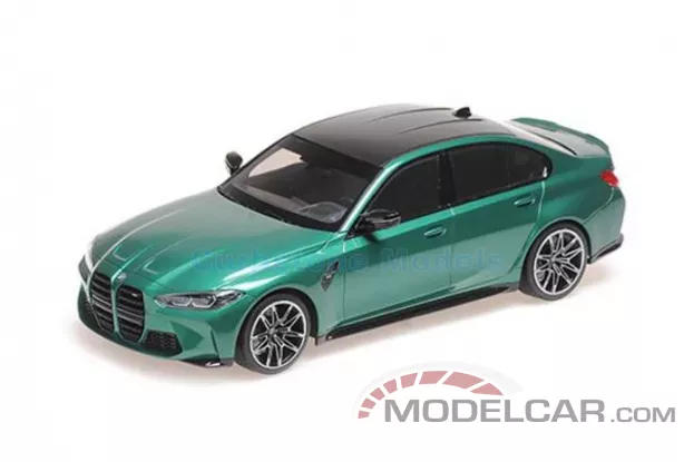 Minichamps BMW M3 sedan G80 green 1:18 155020200