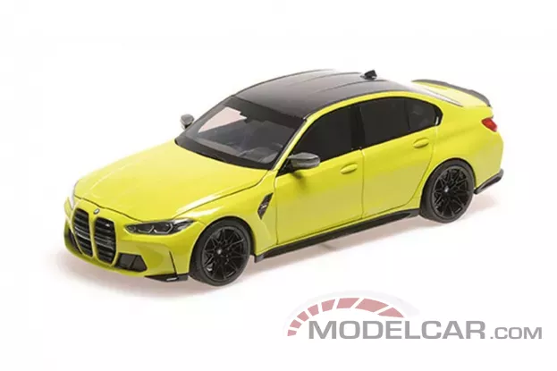 Minichamps BMW M3 sedan G80 yellow metallic 1:18 113020204