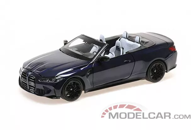 Minichamps BMW M4 convertible G83 blue metallic 1:18 110021031